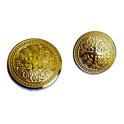 Golden Designer Metal Buttons