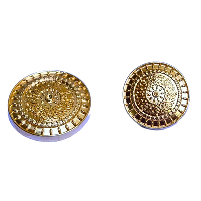 Golden Designer Metal Buttons