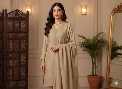 Cream  Plain Malai Satin Fabric  (Wholesale)