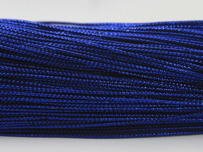 Dark Blue Metallic Braided Zari Threads (Wholesale)