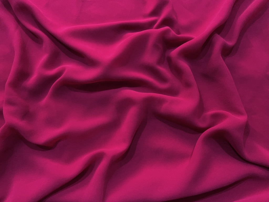 Rani Pink Plain Georgette Fabric