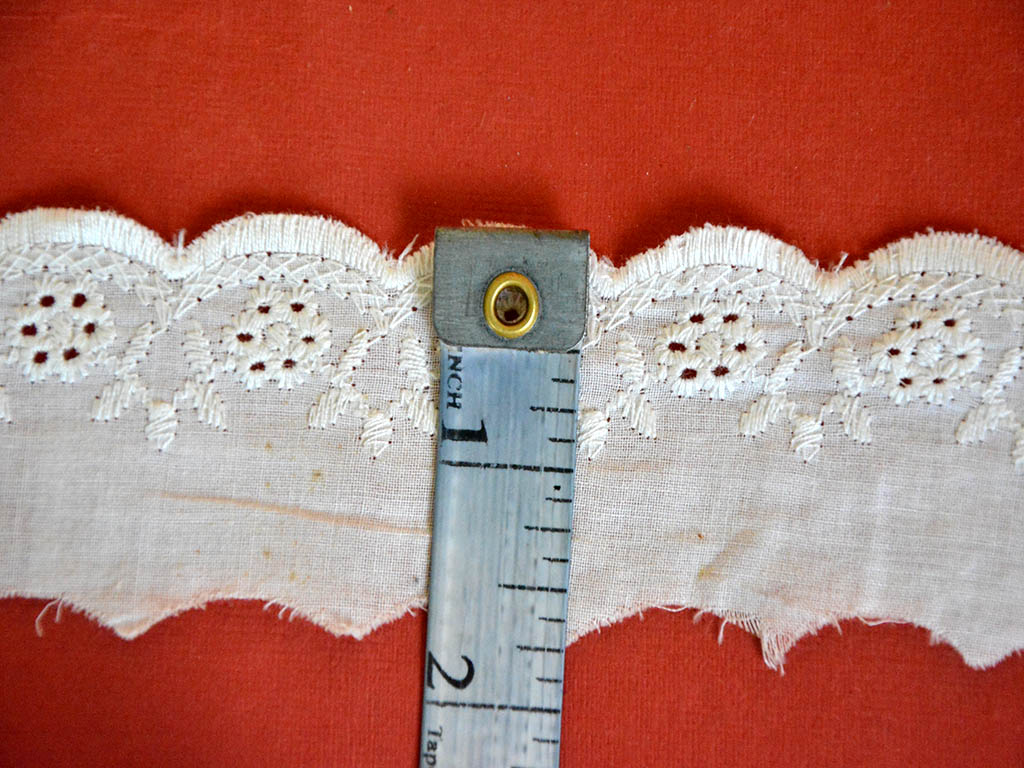 White Dyeable Pattern 92 Cotton Fabric Lace