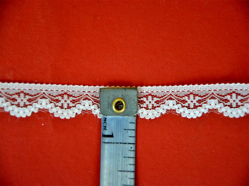 White Pattern 3 Cotton Net Lace