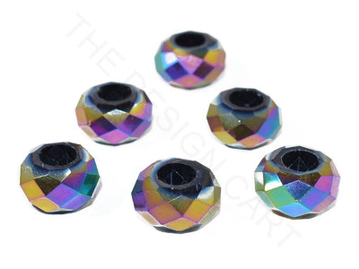 Multicolour Rainbow Faceted Crystal Beads | The Design Cart (3840766705698)