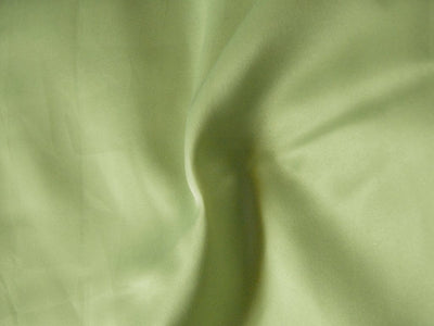 Pastel Muted Olive Green Plain Malai Satin Fabric (Wholesale)