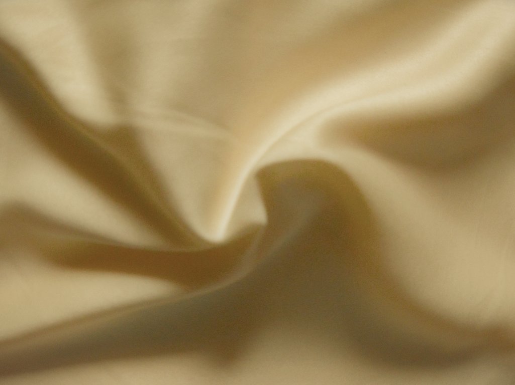 Pastel Light Cream Plain Malai Satin Fabric (Wholesale)