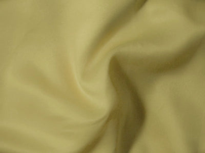 Pastel Yellow Plain Malai Satin Fabric