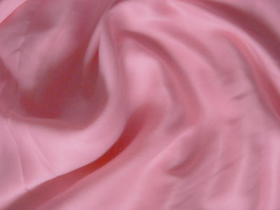 Pastel Baby Pink Plain Malai Satin Fabric (Wholesale)