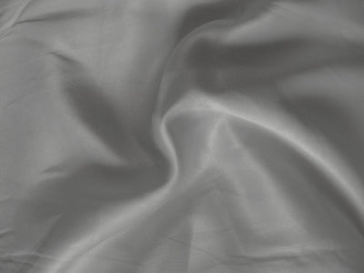 Pastel Light Gray Plain Malai Satin Fabric (Wholesale)