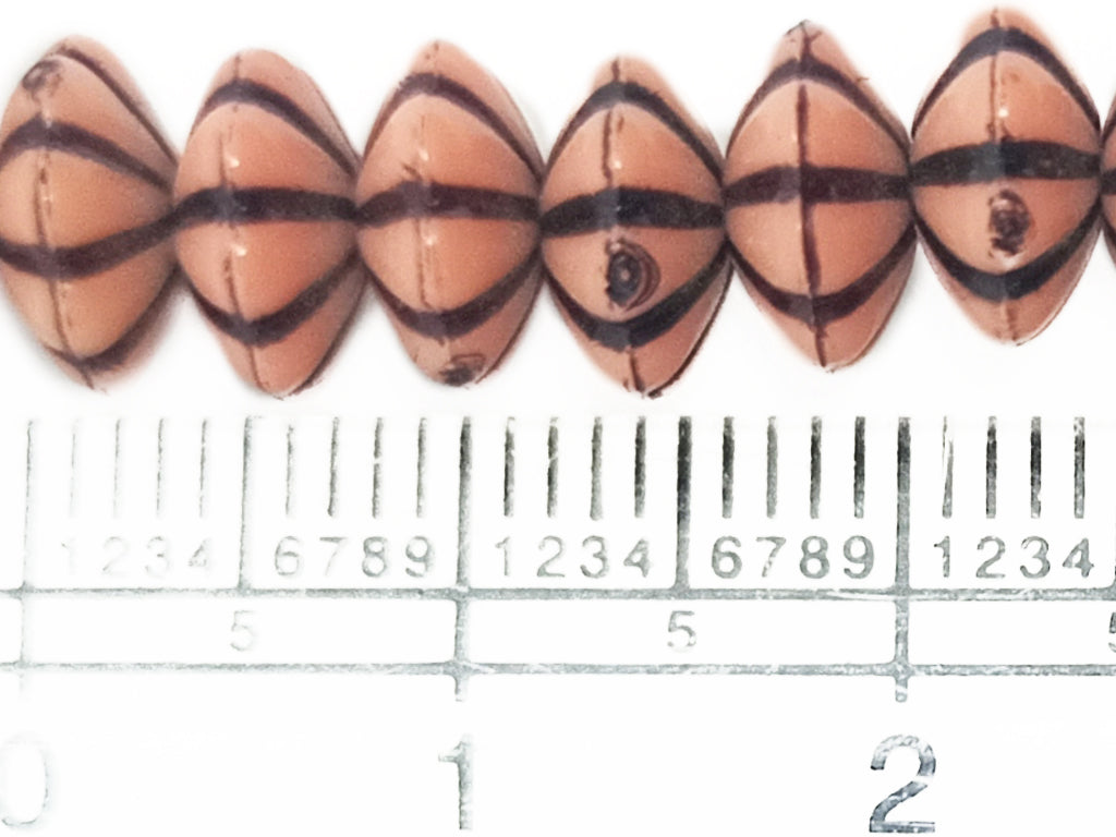 Brown Circular Plastic Bunch Beads