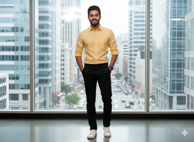 बफ़ क्रीम कॉटन लिनन फ़ैब्रिक