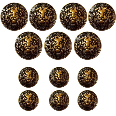 Golden and Black Designer Metal Buttons