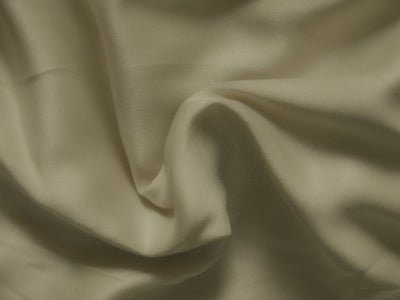 Pastel Ivory Plain Malai Satin Fabric