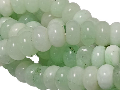 Teal Green Circular Natural Stone Beads