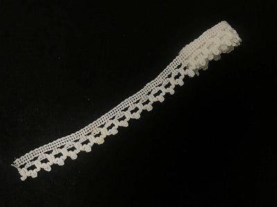 Dyeable Greige Design 125 Cotton Crochet Laces