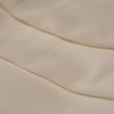 White Plain Dyeable Viscose Chinon Chiffon Fabric (Wholesale)