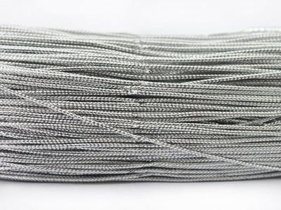 Gray Metallic Braided Zari Threads (Wholesale)