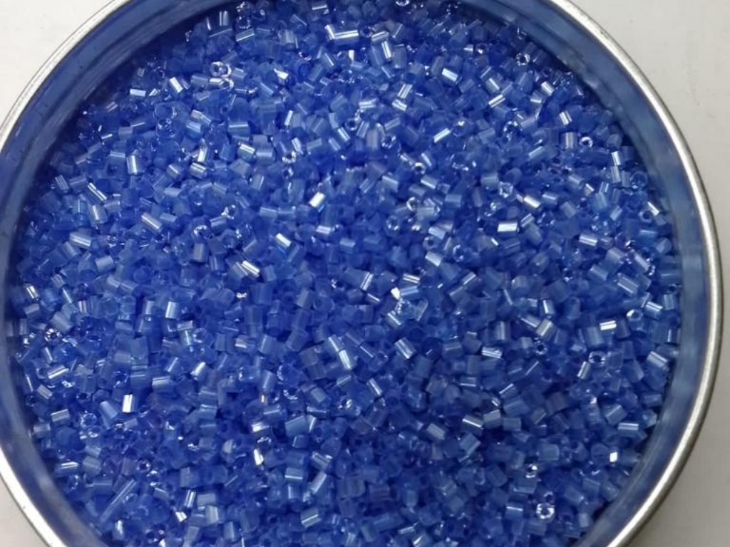 Bright Blue 2 Cut Glass Seed Beads- 2 mm (Wholesale)