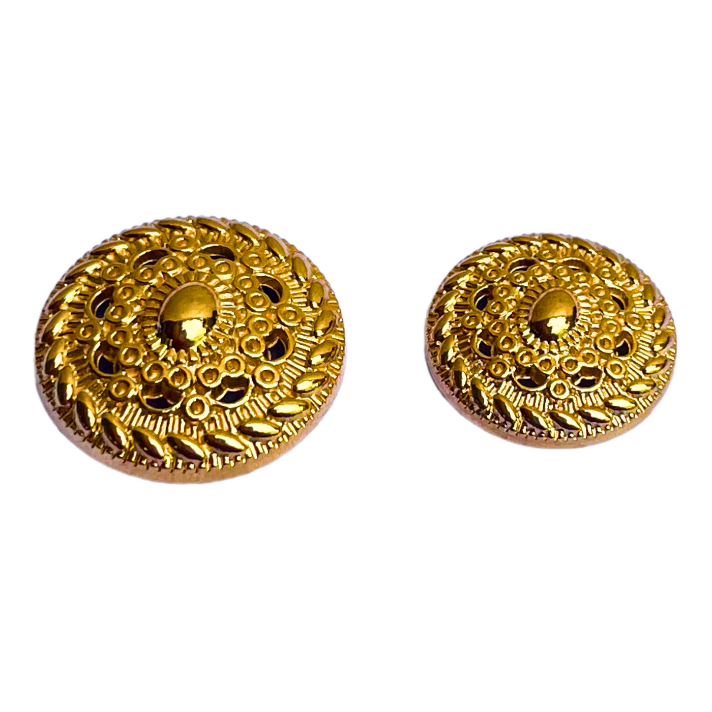 Golden Designer Metal Buttons