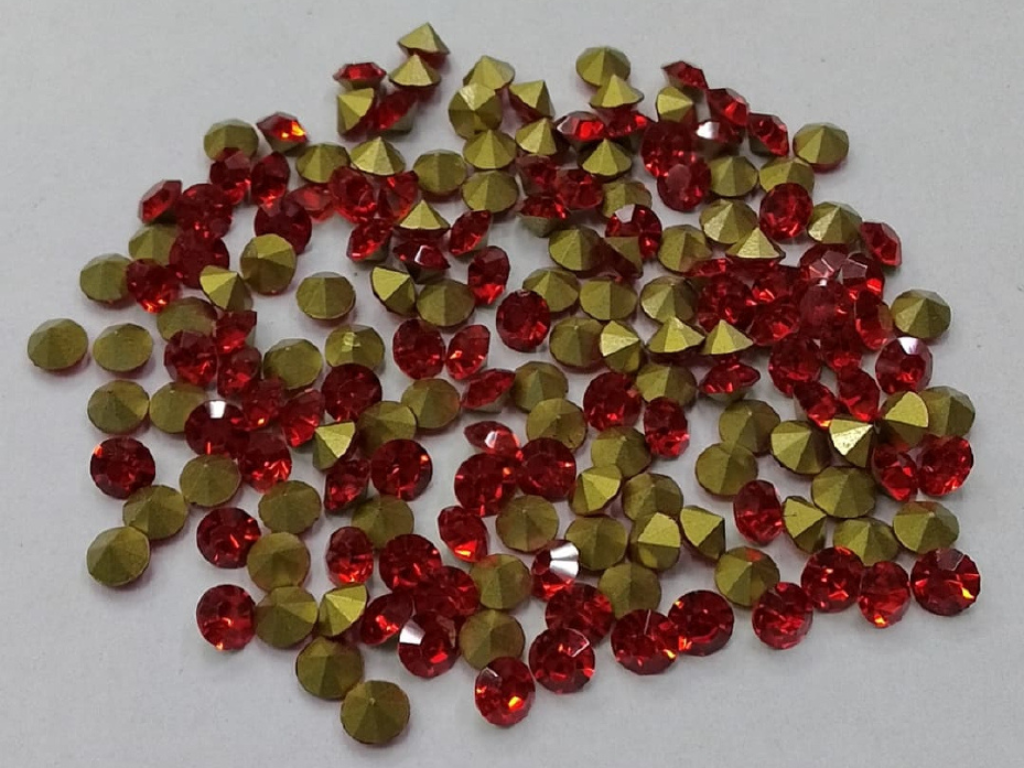 Red Glass Stone