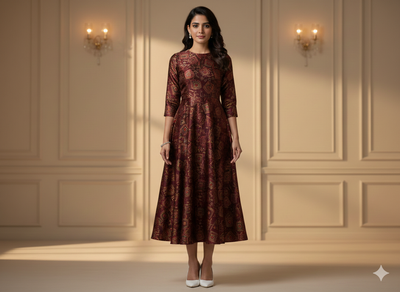 काला हैंडब्लॉक्ड शुद्ध सूती कपड़ा