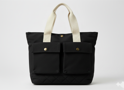 काला सादा भारी सूती कैनवास कपड़ा