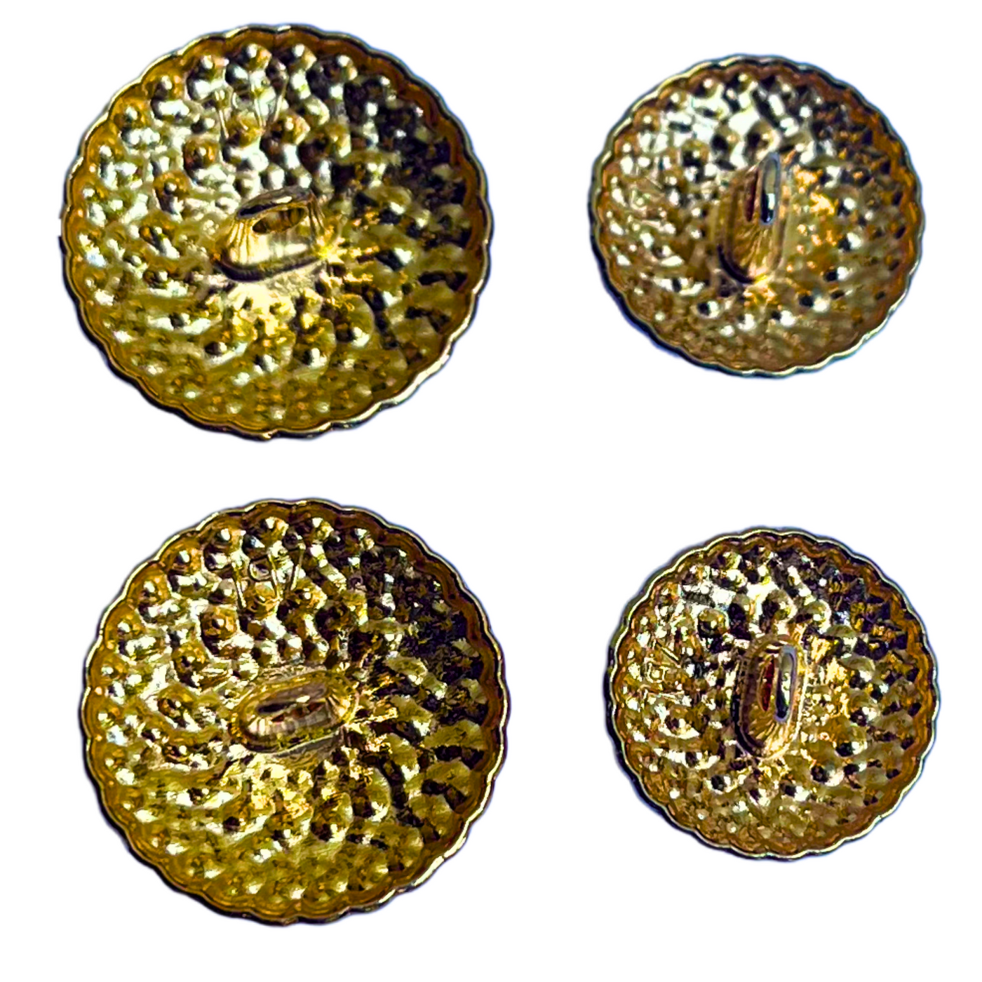 Green & Golden Designer Metal Button