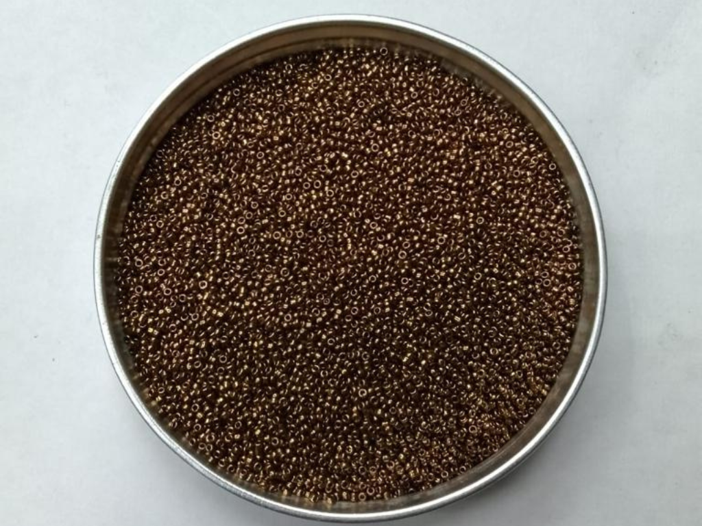 Copper Brown Round Rocaille Glass Seed Beads (Wholesale)