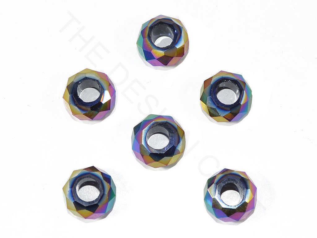 Multicolour Rainbow Faceted Crystal Beads | The Design Cart (3840766705698)