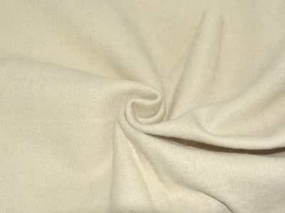 Precut Of 2.5 Meters Of Off White Plain Tweed Fabric