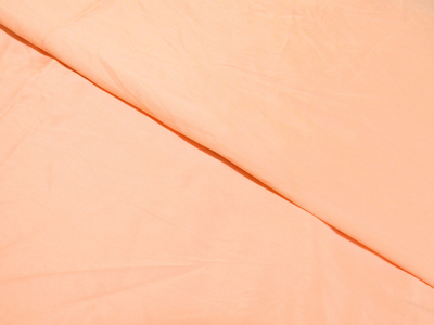 Light Peach Plain Malai Satin Fabric  (Wholesale)