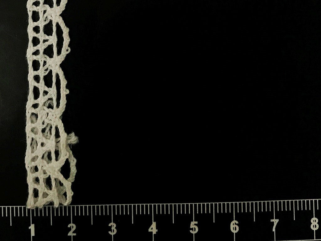 Dyeable Greige Design 59 Cotton Crochet Laces