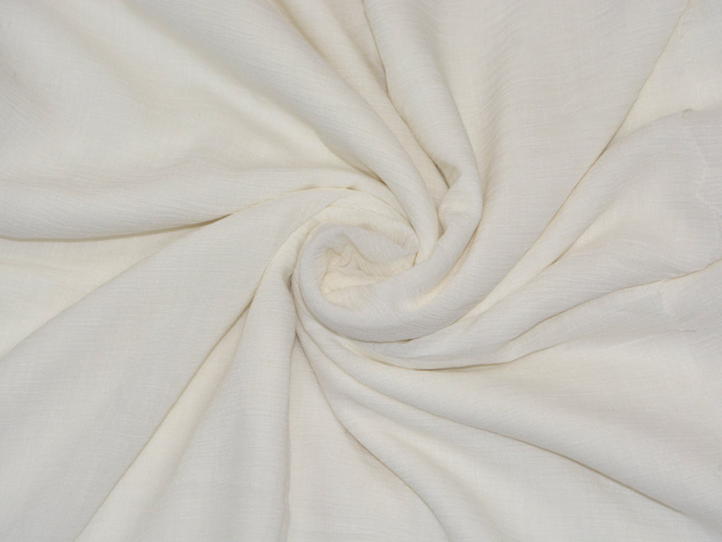 White Plain Georgette Fabric