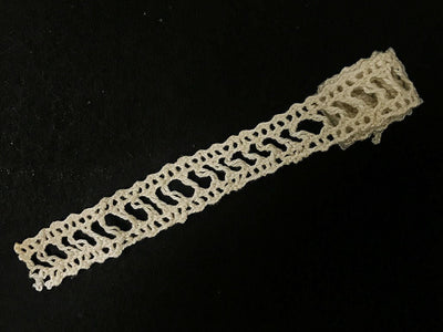 Dyeable Greige Design 132 Cotton Crochet Laces