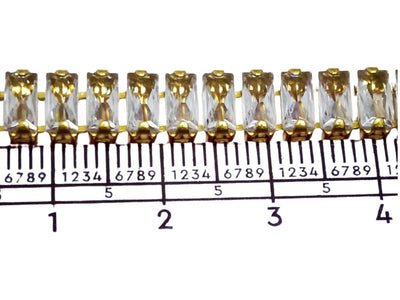 White Rectangular Designer Cup Chains