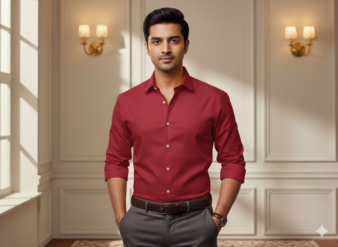 स्ट्रॉबेरी गुलाबी सादा ग्लेज्ड कॉटन कपड़ा