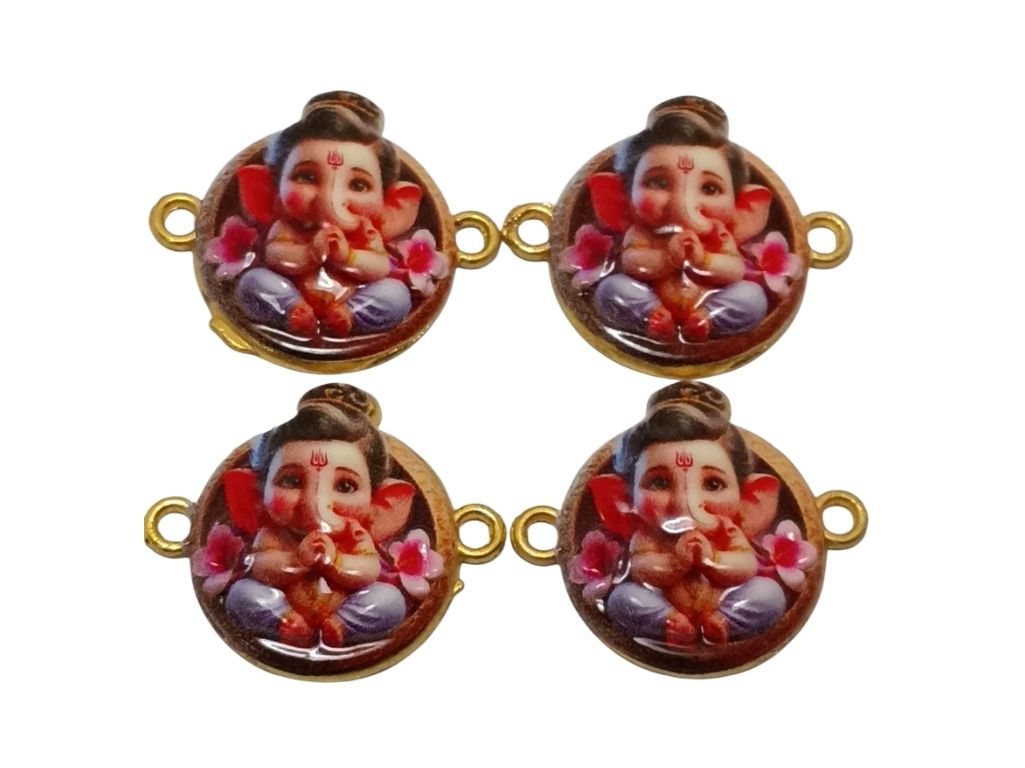 Ganesh circlar Metallic Charms