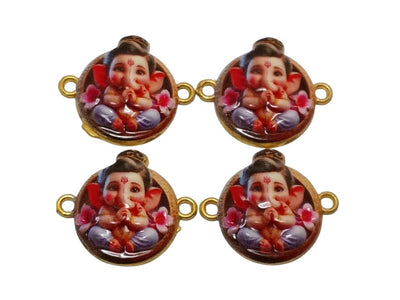 Ganesh circlar Metallic Charms