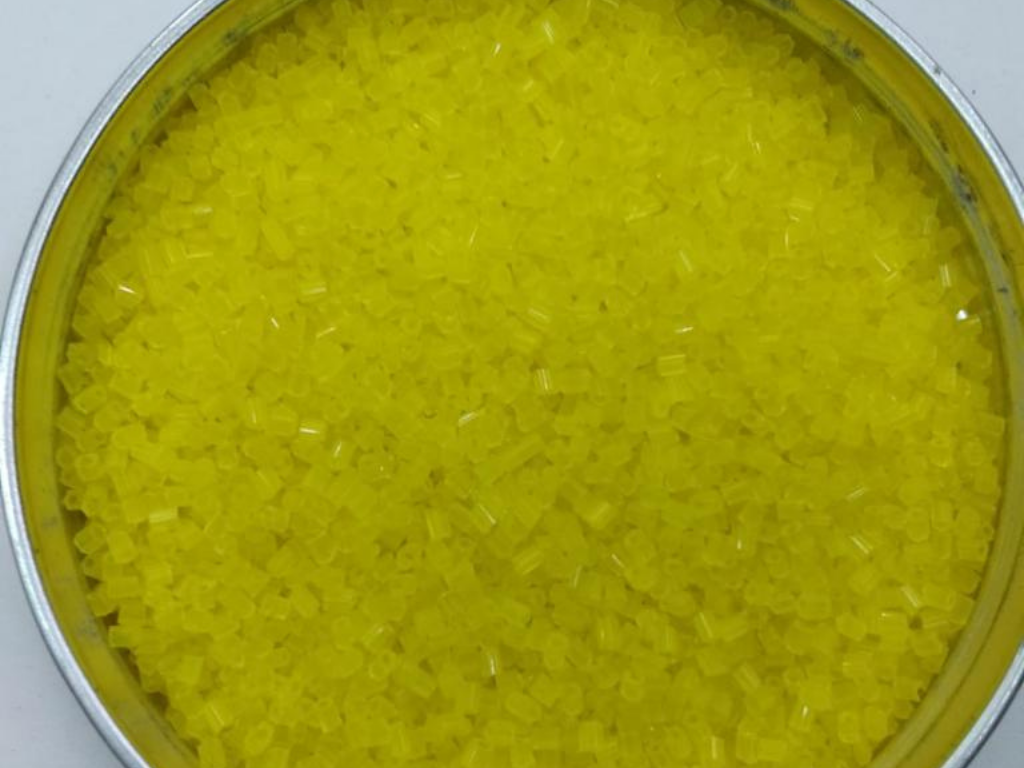 Bright Yellow Transparent 2 Cut Glass Seed Beads- 2 mm