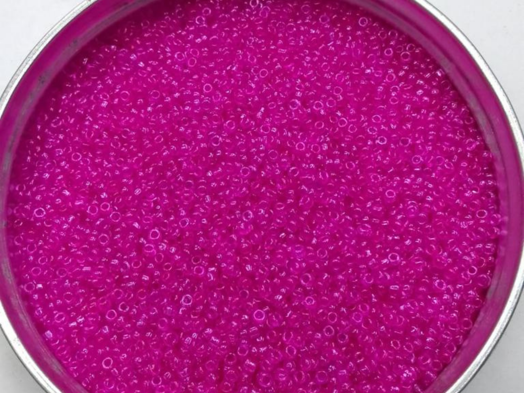 Bright Pink Round Rocaille Glass Seed Beads- 2 mm (Wholesale)