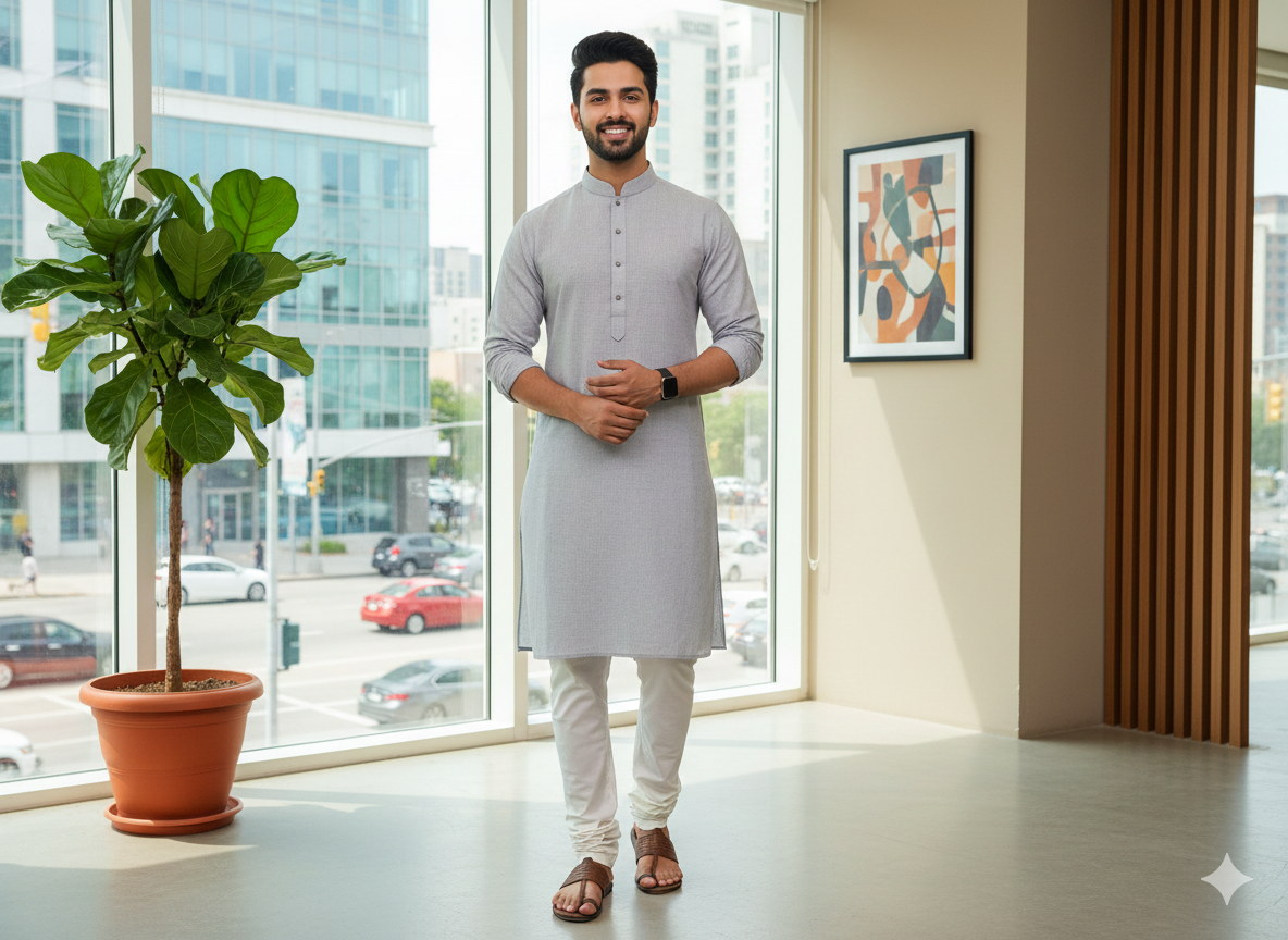 सफ़ेद सादा प्रीमियम कॉटन लिनन फ़ैब्रिक