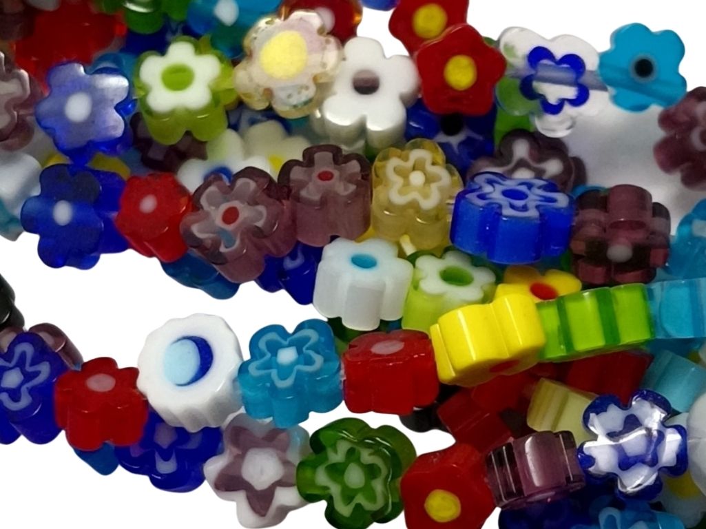 Multicolor Designer Glass Bead Strings