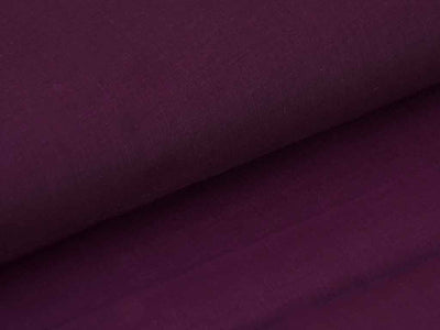 Dark Purple Plain Glazed Cotton Fabric