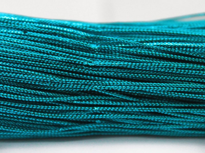 Bright Blue Metallic Braided Zari Threads (Wholesale)