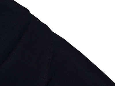 Navy Blue Plain Premium Crepe Fabric