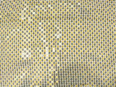 White Pure Viscose Chinon Chifon With Embroidered Fabric