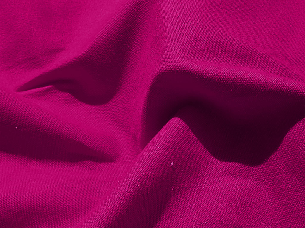 Hot Pink Plain Heavy Cotton Canvas Fabric