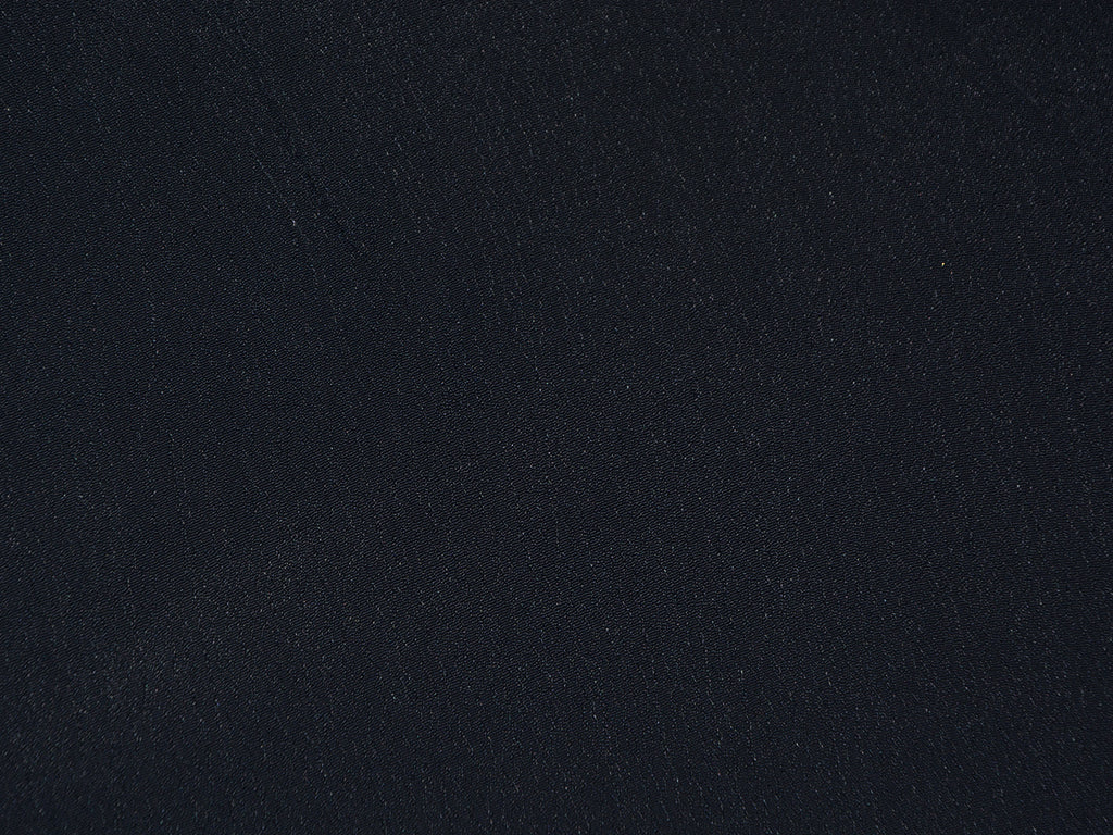 Navy Blue Plain Premium Crepe Fabric