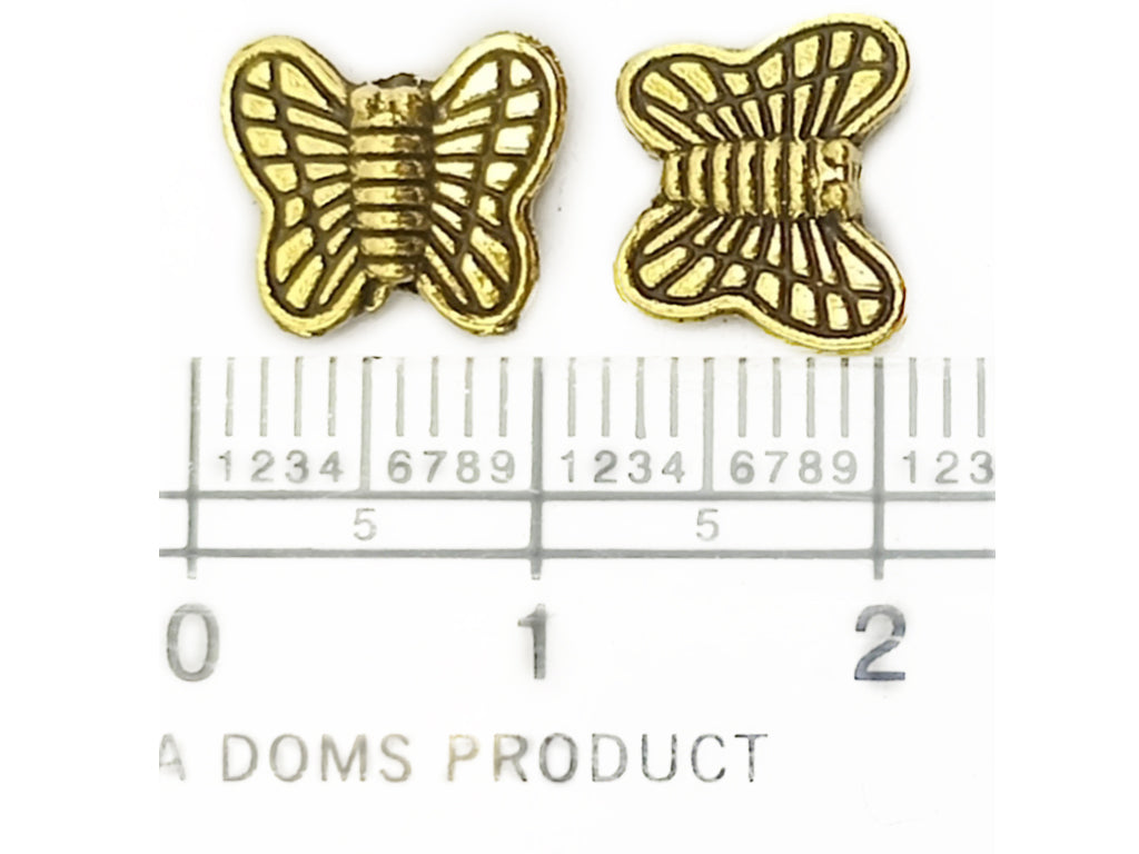 Golden Butterfly Zinc Metal Charms