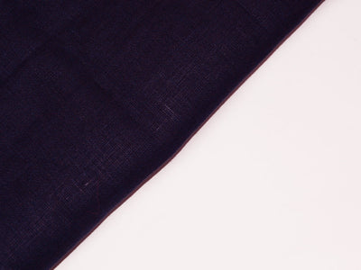 Precut of Denim Blue Colour Pure Linen Fabric - 60 Lea